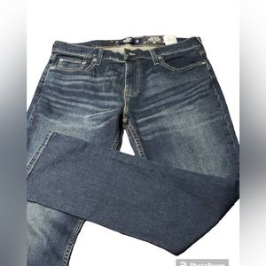 Hollister Epic Flex Slim Straight Blue Jean New